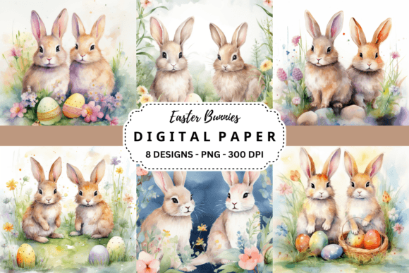 Easter Bunnies Backgrounds: A Designer's Guide to Whimsical Spring Graphics