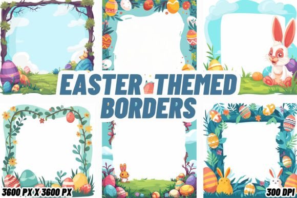 Easter Themed Border Backgrounds: Elevate Your Spring Designs