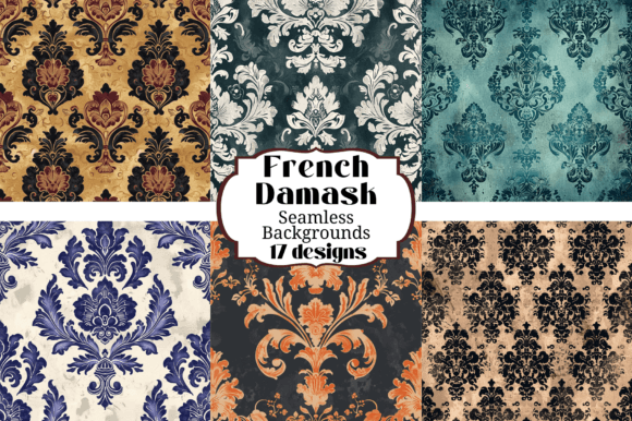 Elevate Your Projects: The Timeless Allure of French Damask Backgrounds