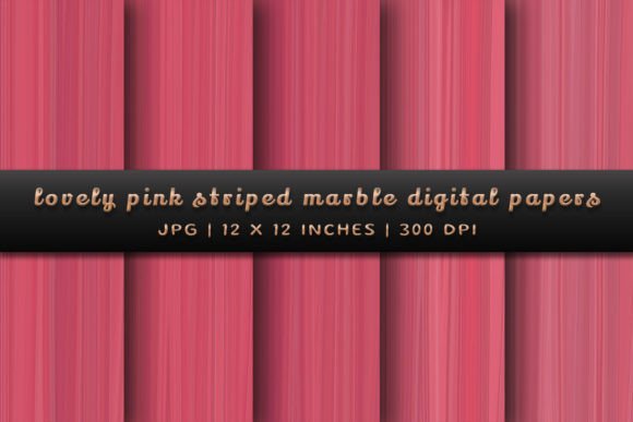 Elevate Your Projects with Lovely Pink Striped Marble Backgrounds
