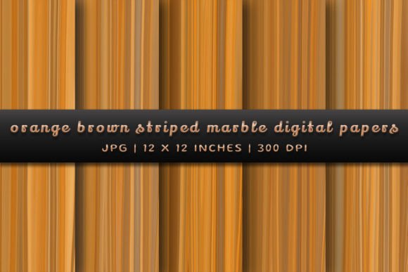 Elevate Your Projects with Orange Brown Striped Marble Backgrounds
