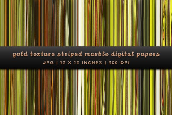 Gold Texture Striped Marble Backgrounds for Design
