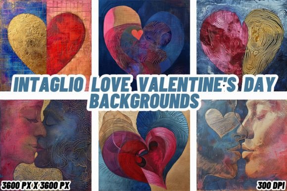 Intaglio Love Valentines Day Backgrounds: A Designer's Guide