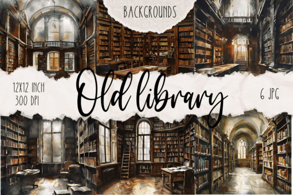 Old Library Backgrounds: Timeless Textures for Modern Design