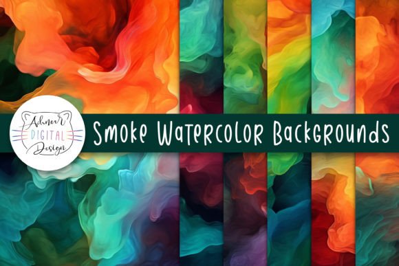 Smoke Watercolor Backgrounds: Elevate Your Visual Projects