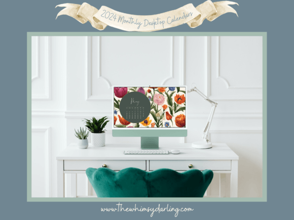 Timeless Elegance: 2024 Vintage Floral Desktop Backgrounds