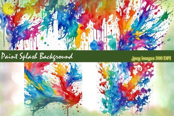 Unleash Creative Energy with Paint Splash Backgrounds