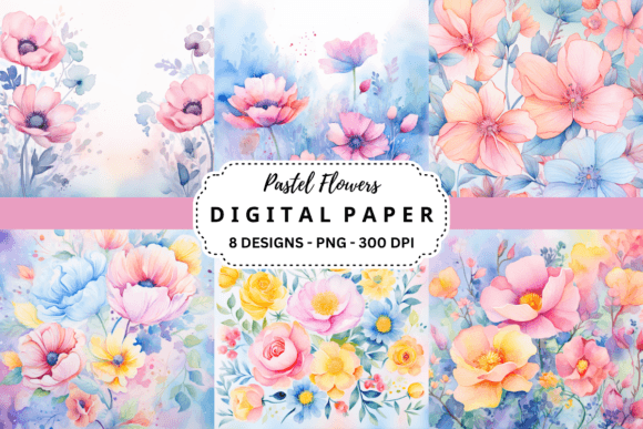 Unlocking Soft Aesthetics: The Versatility of Pastel Flowers Backgrounds