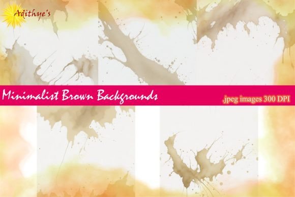 Warmth and Simplicity: Using Minimalist Brown Backgrounds